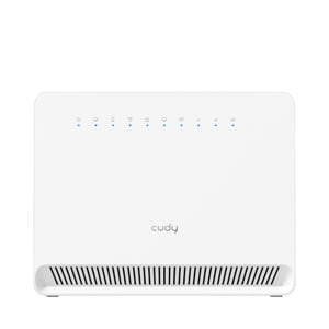 Cudy LT500E router bezprzewodowy Fast Ethernet Dual-band (2.4 GHz/5 GHz) 4G Biały
