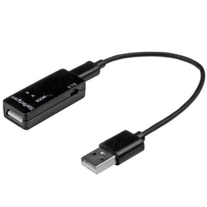 StarTech USBAUBSCHM Netzteil-Tester, schwarz
