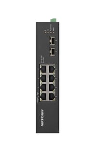 Hikvision DS-3T0510HP-E/HS Unmanaged Gigabit-Ethernet-Netzwerk-Switch (10/100/1000) PoE-Unterstützung Schwarz