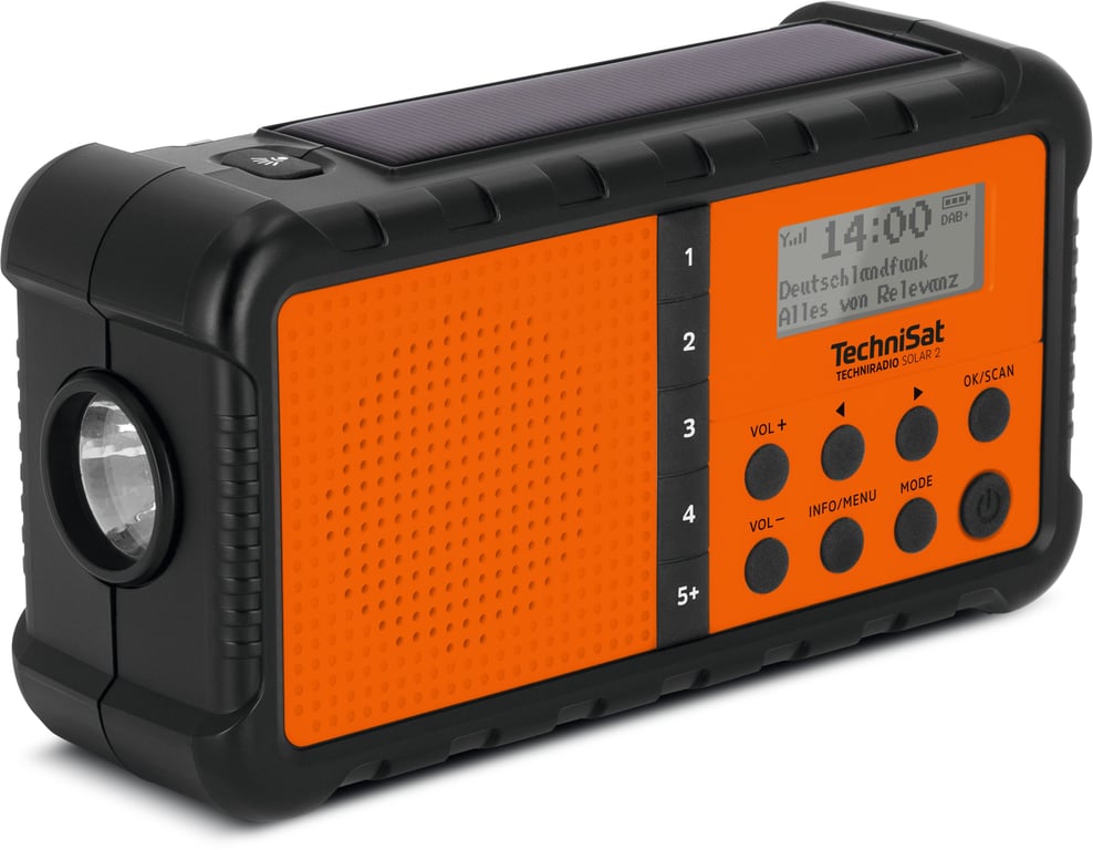 фото Радиоприемник TechniSat Techniradio Solar 2 Black/Orange 2