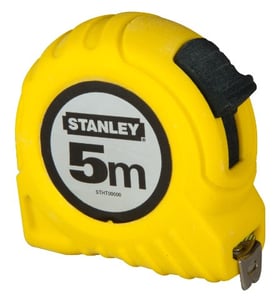 Stanley Global Tape 5 m Measuring Tape, Yellow