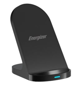 Energizer WCP108 Portable Device Charger for Smartphones, Black, USB, Wireless Charging, Fast Charging, Indoor