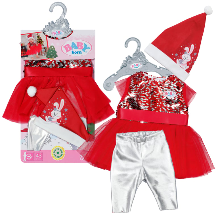 BABY born Xmas Dress 43cm Sukienka dla lalki