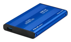 Qoltec 51859 hölje för hårddiskar HDD/SSD-hölje Blått 2,5"