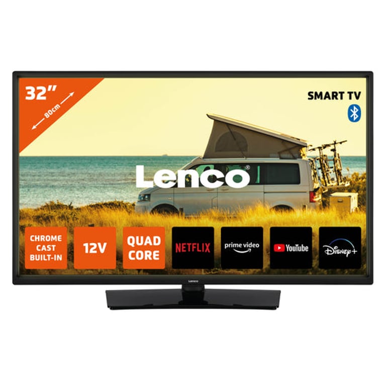 Lenco LED-3263BK 81,3 cm (32") HD Smart TV Czarny
