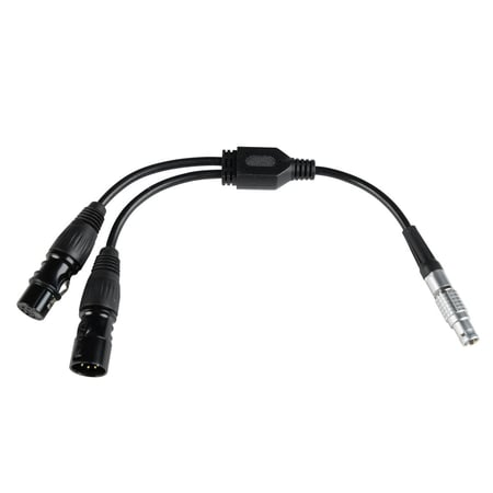 Nanlite CB-DMX-ACP-1/2 rozgałęźnik kablowy Rozdzielacz kabli Czarny