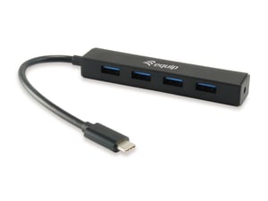 Equip 128954 USB 3.2 Gen 1 (3.1 Gen 1) Type-C 5000 Mbit/s Hubs and Concentrators, Black