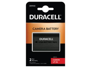 Duracell DR9943 batteri till kamera/videokamera, litiumjon (Li-Ion), 1600 mAh