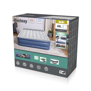 Bestway 67630 / 23 uppblåsbar madrass Dubbelmadrass Blå, Vit Unisex