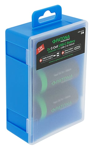 PATONA LR14 Bateria do ponownego naładowania Lit