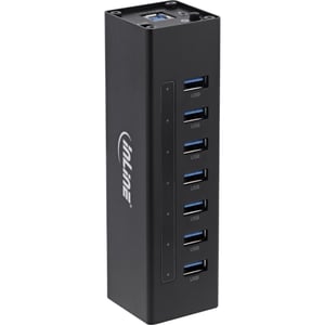 InLine 35395B huby i koncentratory USB 3.2 Gen 1 (3.1 Gen 1) Type-A 5000 Mbit/s Czarny