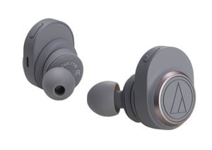 Audio-Technica ATH-CKR7TW Zestaw słuchawkowy Bezprzewodowy Douszny Połączenia/muzyka Micro-USB Bluetooth Szary