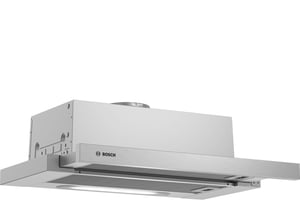 Bosch Serie 4 DFT63AC50 köksfläkt, halvinbyggd (utdragbar), silver, 360 m³/h