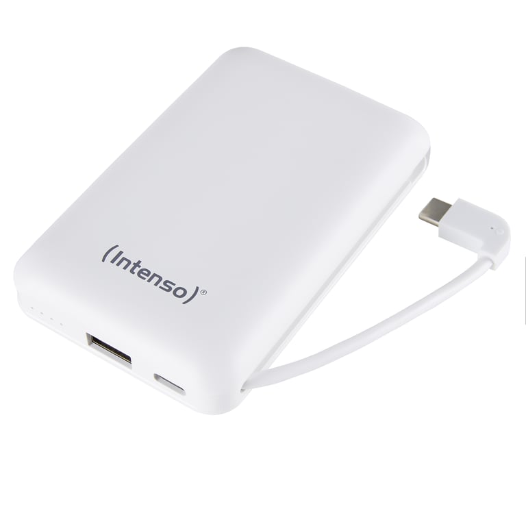 фото Зовнішній акумулятор (павербанк) Intenso XC10000 1xUSB-C, 1xUSB-A 10000mAh white (7314532)