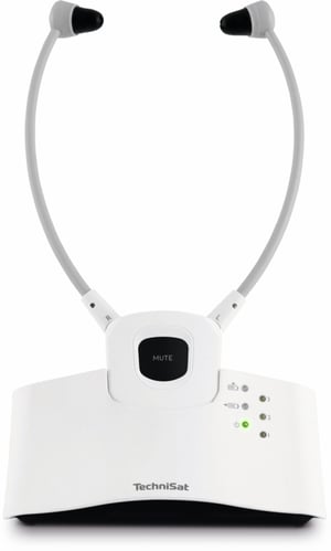 TechniSat StereoMan ISI 3 Hörlurar, trådbundna och trådlösa, in-ear, vita