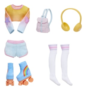 Rainbow High Fashion Pack Skate Social Doll Clothing Set