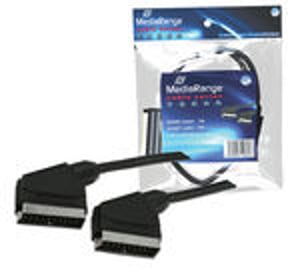 MediaRange MRCS107 SCART-kabel 3 m SCART (21-polig) Svart