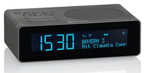 Roadstar CLR-290D+/BK Radio with Analog and Digital Clock, Black
