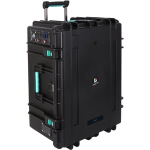DEQSTER 10-744119 Ladegerät für mobile Geräte, Tablet, Schwarz, Türkis, Wechselstrom, Schnellladung, für den Innen- und Außenbereich