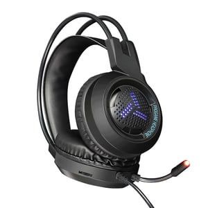 Varr VH8020 hörlurar/headset, trådbundet, huvudband, gaming, svart