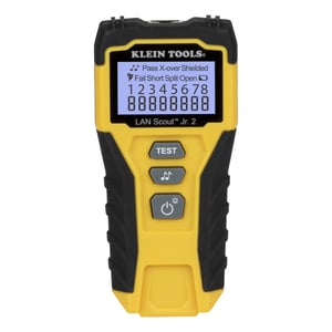 Klein Tools VDV526-200 tester kabli sieciowych Tester kabli skrętakowych Czarny, Żółty