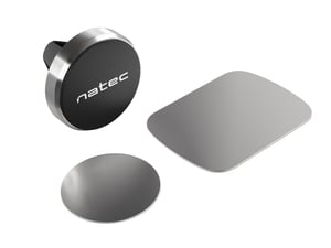 NATEC NKP-1091 Mount Passive Mount Cell Phone/Smartphone, Navigation Black, Silver