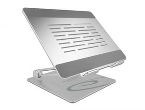 DeLOCK Ständer mit Halterung für Tablet und Laptop, verstellbar, aus Aluminium
