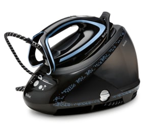 Tefal Pro Express Ultimate [+] GV9611 Dampfstation 2600 W 1,9 l Durilium AirGlide Autoclean-Bügelsohle Schwarz, Blau
