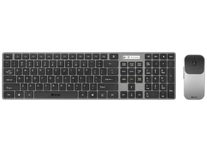 Tracer TRAKLA46773 tangentbord Medföljande mus Office RF Wireless QWERTY Svart, Grå