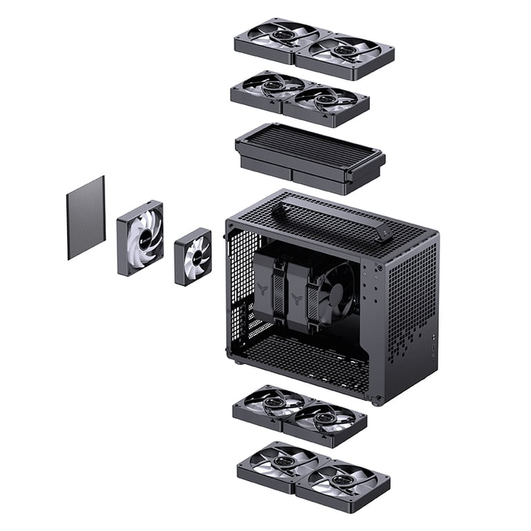 Jonsbo Z20 Black Mini Tower Czarny