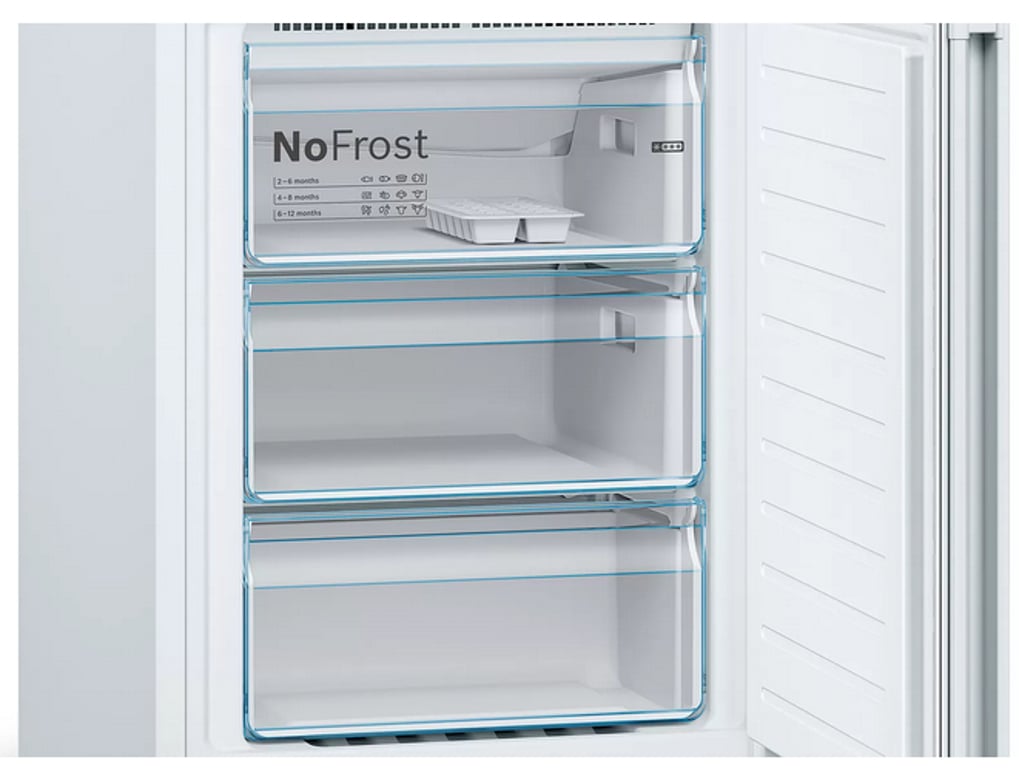 Bosch Serie 4 KGN36VWED lodówko-zamrażarka Wolnostojący 326 l Biały