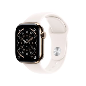 Apple Watch Series 11 OLED 42 mm Cyfrowy 374 x 446 px Ekran dotykowy 5G Tytan Wi-Fi GPS