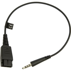 Jabra 8800-00-99 Adapter for 3.5 mm Quick Disconnect (QD) Cables, Black