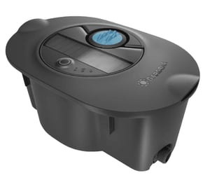 Gardena AquaPrecise Round Sprinkler, Black, Green