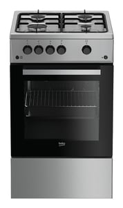 Beko FSG52020FX Freestanding Gas Stove, Stainless Steel