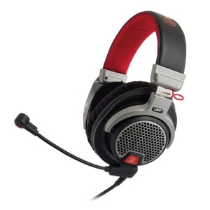 Audio-Technica ATH-PDG1A słuchawki/zestaw słuchawkowy Przewodowa Opaska na głowę Gaming Czarny, Czerwony