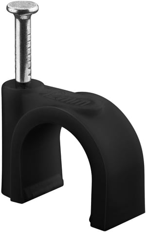 Goobay 64684 Cable Organizer, Black, 100 pcs.