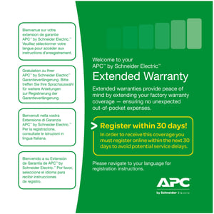 APC Service Pack 3 Year Extended Warranty 3 years