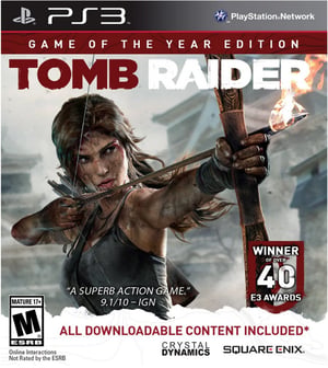 Square Enix Tomb Raider Game of the Year Edition, PS3 Standard + DLC, PlayStation 3