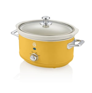 Swan 3.5L SLOW COOKER RETRO YELLOW SF17021YELN 3.5 L 200 W Yellow
