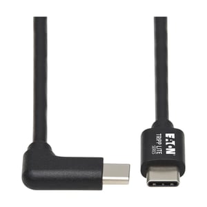 Tripp Lite U040-01M-C-RA USB 2.0 Cable, 1 m, USB-C, 0.48 Gbit/s, 60 W, Black