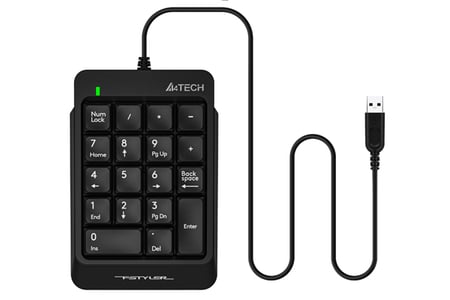 A4Tech Fstyler FK13P klawiatura numeryczna Uniwersalne USB Czarny