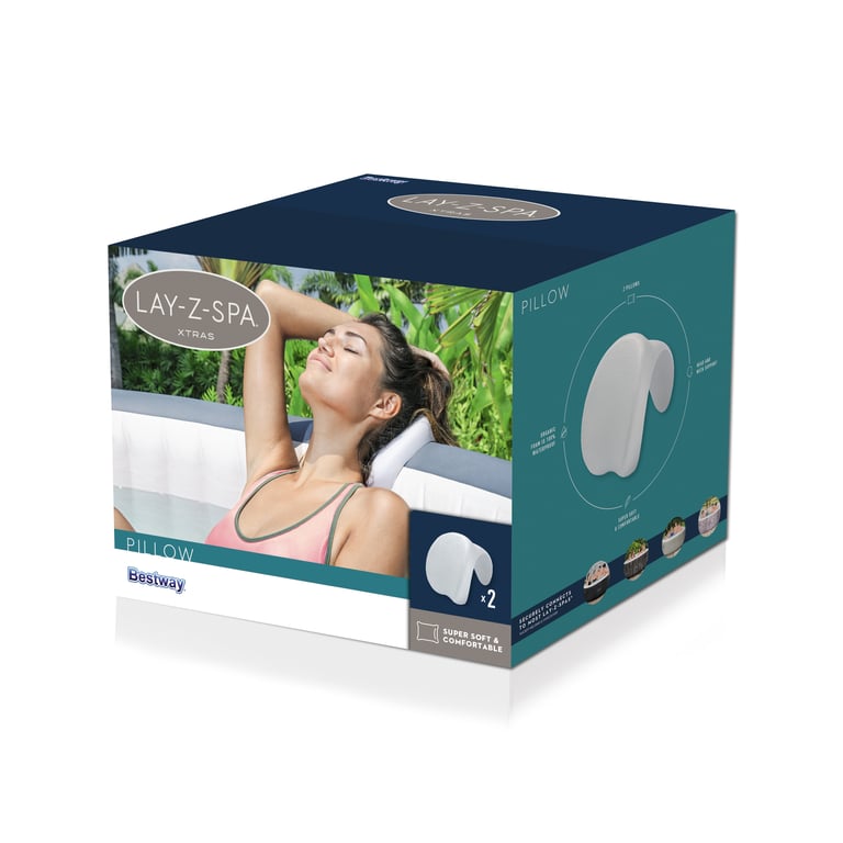 Bestway 60307 akcesorium do wanny z hydromasażem / spa Poduszka Szary