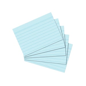 Herlitz 10836237 catalog card, Blue, 1 pc.