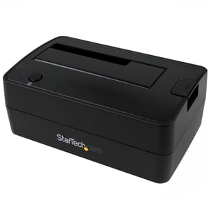 StarTech SDOCKU313 stacja dokująca do dysków twardych USB 3.2 Gen 2 (3.1 Gen 2) Type micro-B Czarny