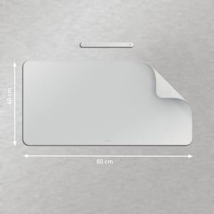 Leitz 53820085 podkładka na biurko Polichlorek winylu (PVC) Szary