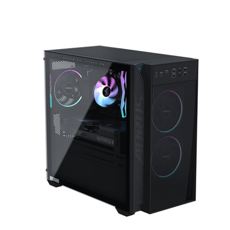 GIGABYTE AORUS PRIME 3 AMD Ryzen™ 7 9700X 16 GB DDR5-SDRAM 1 TB SSD NVIDIA GeForce RTX 5060 Ti Windows 11 Home Desktop PC Czarny
