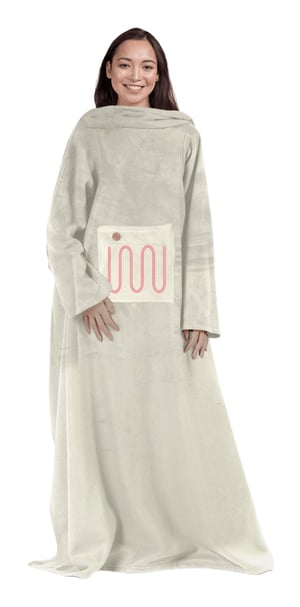 Mad Monkey 2000120 Electric Blanket Electrically Heated Blanket Beige Fleece