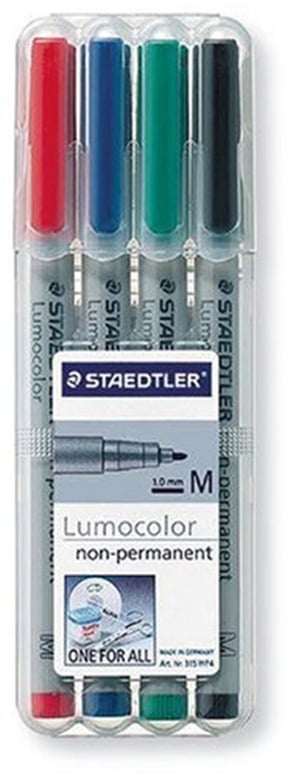 Staedtler 315 WP4 marker, 1 pc. Black, Blue, Green, Red