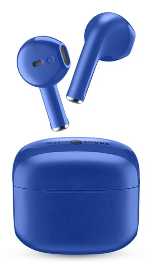 Music Sound Swag True Wireless Stereo (TWS) In-Ear-Kopfhörer Bluetooth-Verbindung/Musik Blau